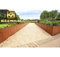 Tôle métallique en acier corten galvanisé, norme AISI/GB, laminée à chaud et perforée, pour mur de soutènement décoratif extérieur de jardin