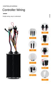 <span class=keywords><strong>Kit</strong></span> de Bicicleta Eléctrica con Controlador de 80a y Conector No Impermeable - Product Image 6