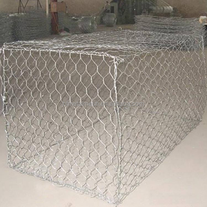 Gabion <b>Mesh</b> Hexagonal Plain Weave Woven <b>Wire</b> <b>Mesh</b> with Cutting & Bending Services for Riverbank Protection - Product Image 1