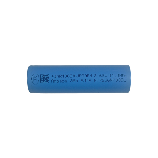 JP30 Ampace High Energy Density Lithium Battery JP30 Li-ion Battery 50A Highest Discharge Ampace JP30 18650 Battery