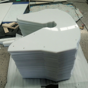 แผ่นหล่อลื่นสำหรับข้อต่อหางลากแบบ Fifth Wheel  ลดแรงเสียดทานพิเศษ ผลิตจาก UHMWPE สีขาว สำหรับรถบ้าน รถพ่วง รถเทรลเลอร์ อุปกรณ์เสริมล้อรถยนต์ - Product Image 1