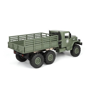 รถบรรทุก<span class=keywords><strong>ทหาร</strong></span>บังคับวิทยุ Wpl ขนาด 1:16 แบบหก ล้อ รุ่น M35 สำหรับขับขี่ออฟโรด 4 ช่องสัญญาณ ระยะควบคุม 30 เมตร พร้อมใช้งาน - Product Image 5