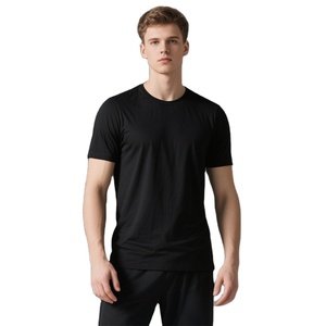 BMT 18 personnalisé prêt à expédier t-shirt à manches courtes en coton de couleur unie pour hommes - Product Image 1
