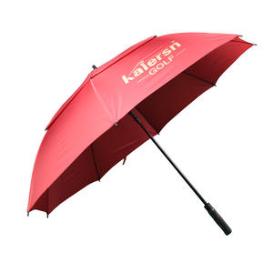 Paraguas de Golf Automático Passen de 30 Pulgadas, Doble Capa, 8 Varillas Reforzadas Resistentes al Viento, Diseño Recto, Rojo/Azul/Negro NC - Product Image 4