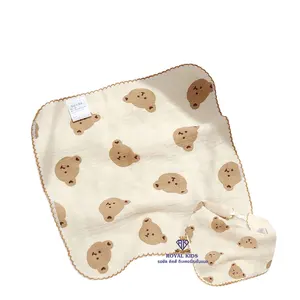 A0071 Baby Bib Korean style Waterproof Feeding Apron baby bib folded in half Low Price Baby Bib Wholesale