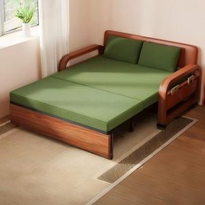 Canapé-lit en tissu de luxe pliable avec coussin en mousse confortable, meubles pour la maison - Product Image 1