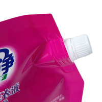 Sac de savon avec logo imprimé personnalisé sac d'emballage de détergent à lessive bec debout pochette de recharge en plastique pour laveuse et liquide de lavage