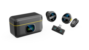 Nouveau microphone de conférence sans fil omnidirectionnel SX21 2,4 G en métal, type C, mini design magnétique, réduction de bruit, RGB - Product Image 4