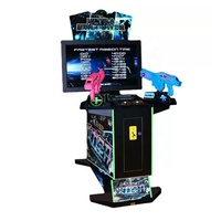 Machine de jeu de tir à monnayeur avec double pistolet, écran LCD HD, cabinet métallique, ultra puissance de tir, personnalisable, prix usine