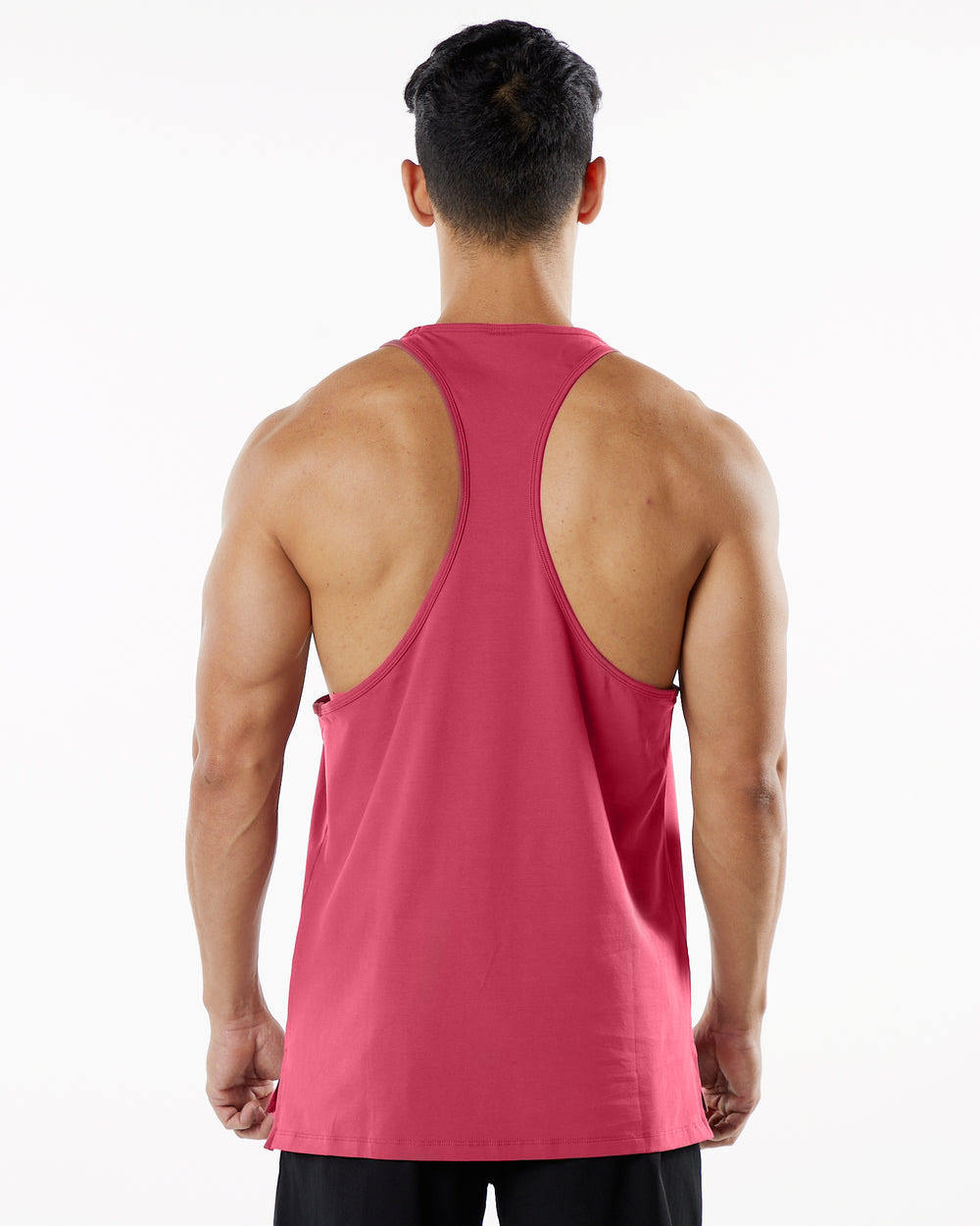 Racer Back Singlet Men's Gym Top Sleeveless Loose Sports Vest Cotton  Running Sportswear Fitness Workout Casual Mens Tank Tops