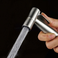 Pistolet pulvérisateur en acier inoxydable 304 pour le commerce transfrontalier, avec buse pour femmes, pistolet d'arrosage pour toilettes, douchette de toilettes, pour usage domestique