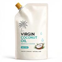 Sachet Doypack Personnalisé Imprimé avec Bec Verseur pour l'Emballage Alimentaire – Idéal pour l'Huile d'Olive et l'Huile de Coco