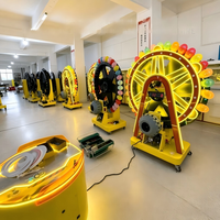 Machine de jeu d'arcade automatique à monnayeur, type Grande Roue, avec tir au laser de ballons, pour parcs de loisirs