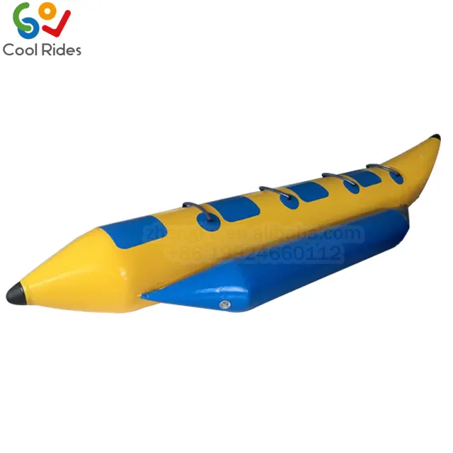 I più popolari giochi del parco acquatico gonfiabile banana boat tubo gonfiabile banana boat in vendita