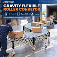 Système de convoyeur à rouleaux à gravité personnalisé pour la manutention des matériaux logistique en entrepôt de colis en carton