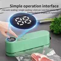 Machine de mise sous vide automatique 3-en-1 à prix de gros, petite et portable, rechargeable, pour usage domestique