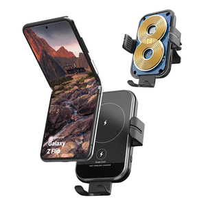 Nouveautés 2025 – Support de téléphone pliable avec <span class=keywords><strong>chargeur</strong></span> de <span class=keywords><strong>voiture</strong></span> sans fil à <span class=keywords><strong>induction</strong></span> double bobine 15W à charge rapide pour <span class=keywords><strong>Samsung</strong></span> Galaxy Z Fold - Product Image 1