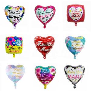 Gran oferta 18 pulgadas español rojo Feliz Día DE LA MADRE Feliz Dia Mama Mom Foil Globos corazón Dia De La Madre Globos para fiesta Deco - Product Image 4