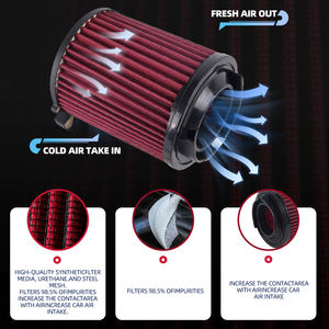 Filtre à air <span class=keywords><strong>de</strong></span> performance lavable E-2014 Remplacement pour Volkswagen Golf Audi A3 1.6L - Product Image 5