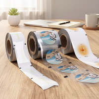 Film en rouleau semi-rigide BOPP laminé, imprimé UV, de qualité alimentaire, écologique et personnalisé, pour sachets sous vide de pain et chocolat, 20m