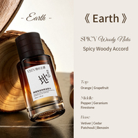 Personnalisation OEM Woody Oud Eau de Parfum en spray 50ml, parfum formel longue durée, écologique, avec un parfum intense de Cologne