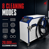 Machine de nettoyage au laser à fibre CKMACHINE 3000W pour l'élimination de la rouille des machines de construction, outil de qualité industrielle pour surfaces métalliques