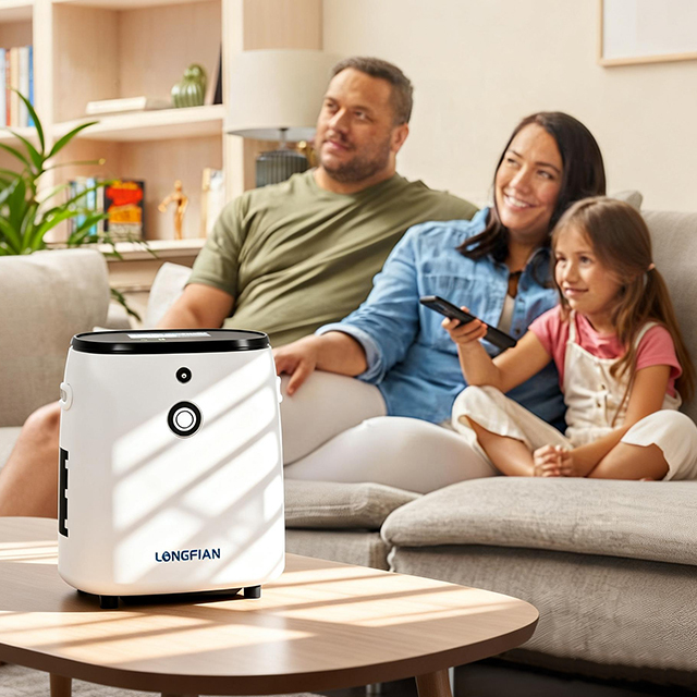 Best Selling Portable Oxygen Concentrator Home or Medical Use 1-7L 93% Oxygen in Stock