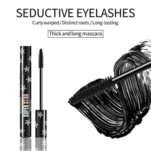 Mascara waterproof longue tenue, effet volume et lifting, anti-bavures, maquillage pour les yeux, mascara à fibres - Product Image 1