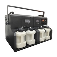 Lumière LED DJ 3000W Machine à bulles de fumée 4 roues DMX Télécommande pour scène mariage DJ fête Disco