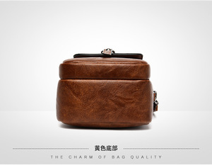 Bolsos New Fashion Student Mobile Phone Single Shoulder Bag Simple Ladies <b>Small</b> Bag Pu Pure Color Zipper Crossbody Bag - Product Image 6