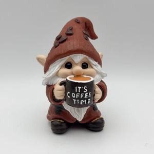 Decorazione natalizia Mini interazione figurine in resina svedese caffè <span class=keywords><strong>gnomo</strong></span> per la decorazione della <span class=keywords><strong>casa</strong></span> e degli ornamenti per l'ufficio - Product Image 2