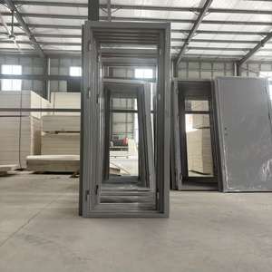 Fourniture d'usine <span class=keywords><strong>Porte</strong></span> en acier coupe-feu de <span class=keywords><strong>90</strong></span> minutes avec ouverture latérale de surface finie en verre coulissant pour utilisation dans le hall d'appartement d'entrepôt - Product Image 6