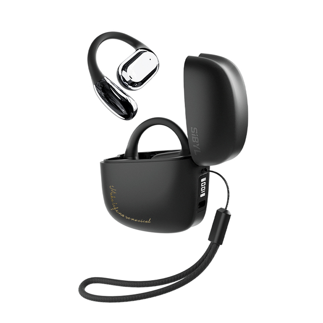 Sibyl Open Ear Air Conduction TWS Earphone B2 Wireless Headphone Panoramic Sound Sports Waterproof Ear Clip LED Display Earbuds