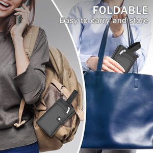 Portavasos para Equipaje, Bolsa para Bebidas de Viaje para Maleta, Portavasos Plegable Portátil con Asa, Compatible con el Asa de Maletas con Ruedas - Product Image 5