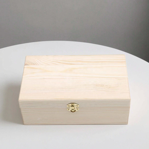 पोकर कार्ड भंडारण उपहार के लिए नए आगमन बड़े अंतरिक्ष टिकाऊ लकड़ी के भंडारण बॉक्स - Product Image 5