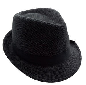 Wholesale High Quality Australian Cowboy Hat 100% Wool Fadora Hats Wide Brim Fedora Hats - Product Image 2