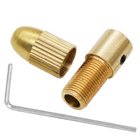 Mandrin de Mini perceuse à pince en laiton 2.35/3.17mm, 7 pièces, mandrin pour moteur électrique, arbre de forage, outil de foret, adaptateur de mandrin