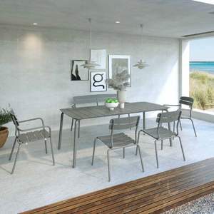 Extrusion en aluminium anti-corrosive de luxe dinant la chaise pour l'extérieur, la maison, et les espaces commerciaux - Product Image 5