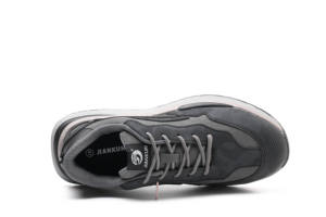 Chaussures de sécurité légères JIANKUN pour hommes, toutes saisons, <span class=keywords><strong>en</strong></span> <span class=keywords><strong>cuir</strong></span> microfibre décontracté, respirant, avec embout <span class=keywords><strong>en</strong></span> acier anti-impact/anti-perforation - Product Image 4