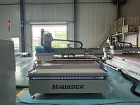 HAUSSER HSR2128A Router Panel CNC ATC Presisi Tinggi 2128 dengan Meja Vakum untuk Furnitur Kayu Solid