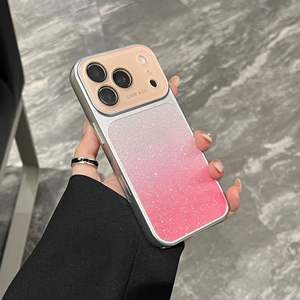 Funda de Teléfono con Cubierta de Lente, Diseño Minimalista de Lujo Ligero con Degradado Brillante para iPhone 17 16 15 14 13 12 11 Pro Max - Product Image 6