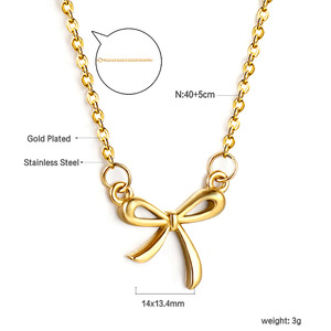 Collar con Colgante de Mariposa, Aleación de Zinc Dorada, 16x11.4mm, Joyería para Fiestas, Accesorio de Moda para Mujer - Product Image 5