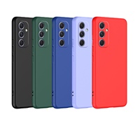 Coque arrière en silicone pour Samsung Galaxy S26/S26 Ultra/A07/A17 Design de luxe 2MM Original Silicone Skin-friendly Mobile Cover Case