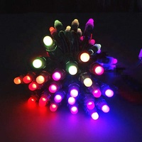 Bande LED RVB pleine couleur WS2811 5V 12mm, module de pixels, 50 nœuds/chaîne pour la publicité, les lettres ou la décoration de Noël, chaîne LED