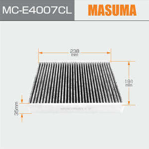 MC-E4007CL MASUMA meilleur <span class=keywords><strong>prix</strong></span> Auto Moteur Cabine <span class=keywords><strong>Filtre</strong></span> À Air avec Charbon Actif 1713178 1204459 1585216 1227741 pour <span class=keywords><strong>FORD</strong></span> <span class=keywords><strong>FIESTA</strong></span> - Product Image 2