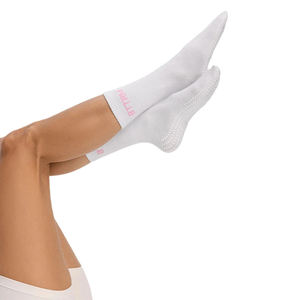 Chaussettes de football personnalisées blanches, absorbantes, respirantes, antidérapantes, avec grip, chaussettes de sport - Product Image 3