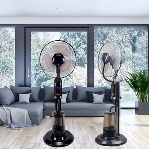 Tùy Chỉnh Điều Khiển Từ Xa Làm Mát Không Khí Sạc Fan Kỹ Thuật Số Xách Tay Có Thể Sạc Lại Đứng Điện Tử Sương Mù Fan Với Bể Nước - Product Image 1