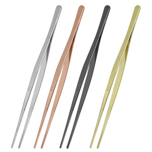 Best Seller Stainless Steel Kitchen Tongs BBQ Tweezers Set Kitchen <strong>Tools</strong> for Food Application - Product Image 2