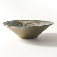 Vaisselle en porcelaine bronze avec or, articles de table de luxe créatifs orientaux pour restaurant, bols en céramique pour ramen