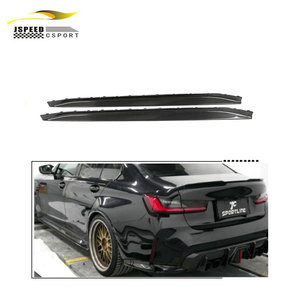 Minigonne laterali in vera fibra di carbonio per <span class=keywords><strong>BMW</strong></span> <span class=keywords><strong>serie</strong></span> <span class=keywords><strong>4</strong></span> G82 G83 M4 <span class=keywords><strong>Coupe</strong></span> 2 porte 2021-2023 - Product Image 1